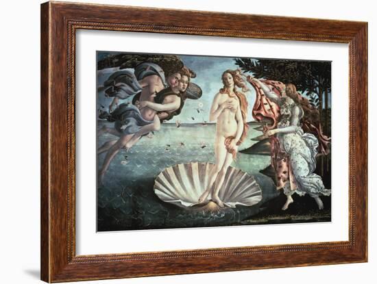 The Birth of Venus, C1482-Sandro Botticelli-Framed Giclee Print