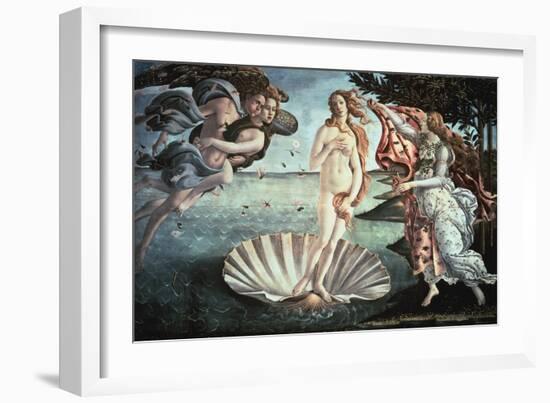 The Birth of Venus, C1482-Sandro Botticelli-Framed Giclee Print