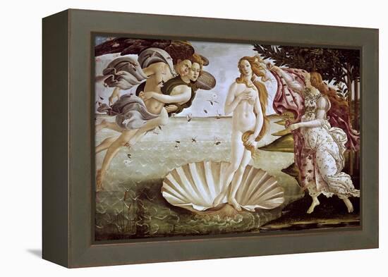 The Birth of Venus, Ca. 1485-Sandro Botticelli-Framed Premier Image Canvas