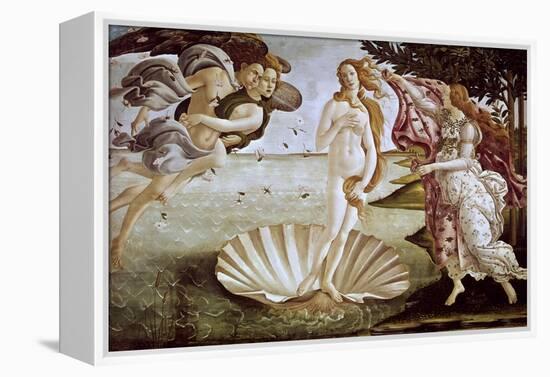 The Birth of Venus, Ca. 1485-Sandro Botticelli-Framed Premier Image Canvas