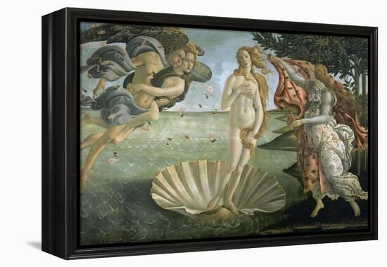 The Birth of Venus, Ca. 1485-Sandro Botticelli-Framed Premier Image Canvas