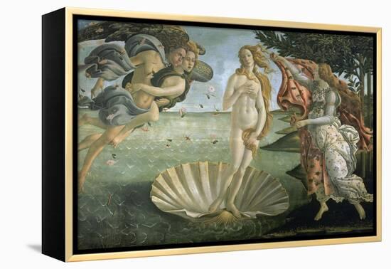 The Birth of Venus, Ca. 1485-Sandro Botticelli-Framed Premier Image Canvas
