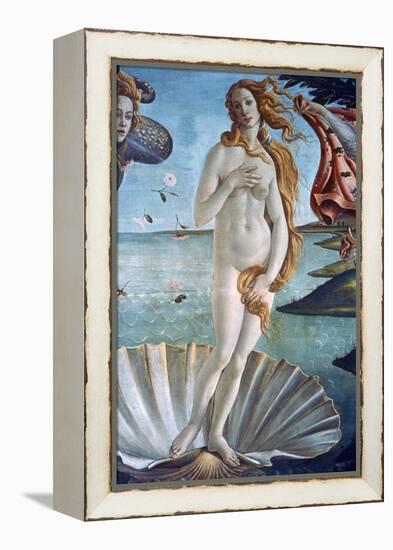 The Birth of Venus (Detail), C1485-Sandro Botticelli-Framed Premier Image Canvas