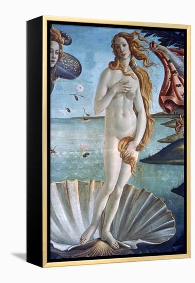 The Birth of Venus (Detail), C1485-Sandro Botticelli-Framed Premier Image Canvas