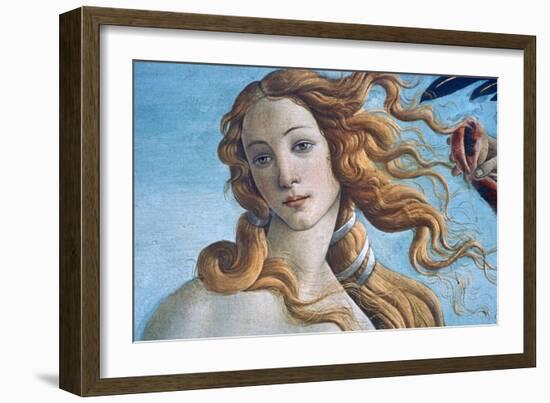 The Birth of Venus (Detail), C1485-Sandro Botticelli-Framed Giclee Print