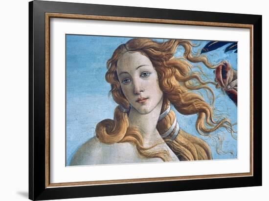 The Birth of Venus (Detail), C1485-Sandro Botticelli-Framed Giclee Print