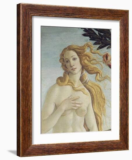 The Birth of Venus (Detail)-Sandro Botticelli-Framed Giclee Print