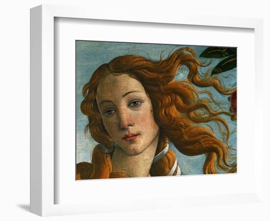 The Birth of Venus (Head of Venus), 1486-Sandro Botticelli-Framed Giclee Print