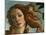 The Birth of Venus (Head of Venus), 1486-Sandro Botticelli-Mounted Giclee Print