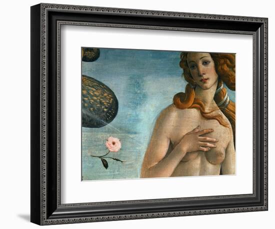 The Birth of Venus (Venus Anadyomene), Detail-Sandro Botticelli-Framed Giclee Print