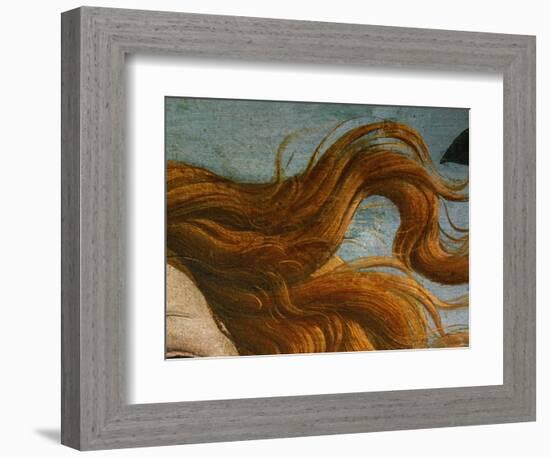 The Birth of Venus (Venus Anadyomene), Detail-Sandro Botticelli-Framed Giclee Print