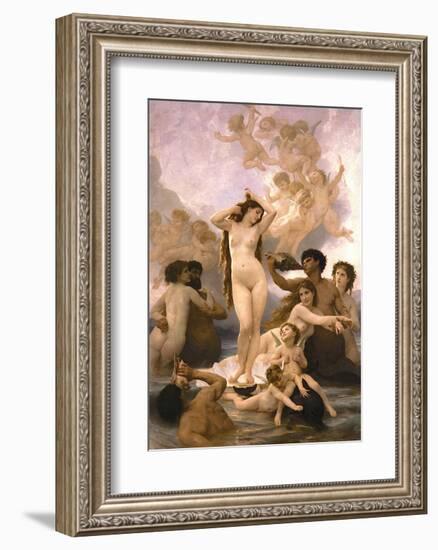 The Birth of Venus-William Adolphe Bouguereau-Framed Art Print