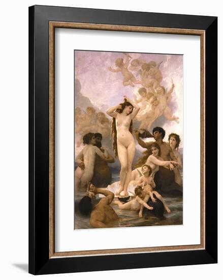 The Birth of Venus-William Adolphe Bouguereau-Framed Art Print