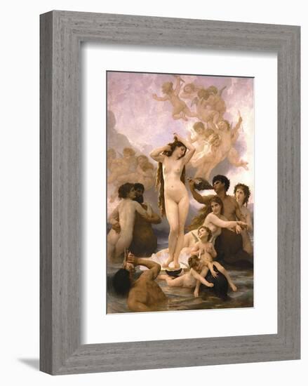 The Birth of Venus-William Adolphe Bouguereau-Framed Art Print