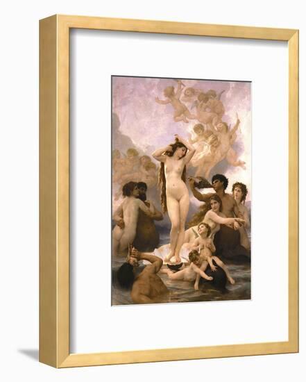 The Birth of Venus-William Adolphe Bouguereau-Framed Art Print