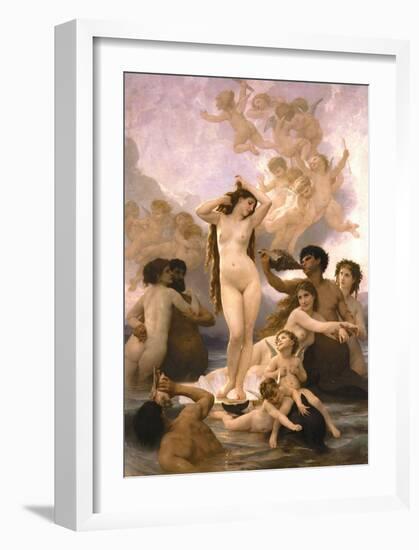 The Birth of Venus-William Adolphe Bouguereau-Framed Art Print