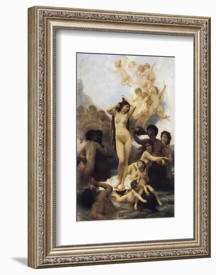 The Birth of Venus-William Adolphe Bouguereau-Framed Premium Giclee Print