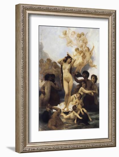 The Birth of Venus-William Adolphe Bouguereau-Framed Premium Giclee Print