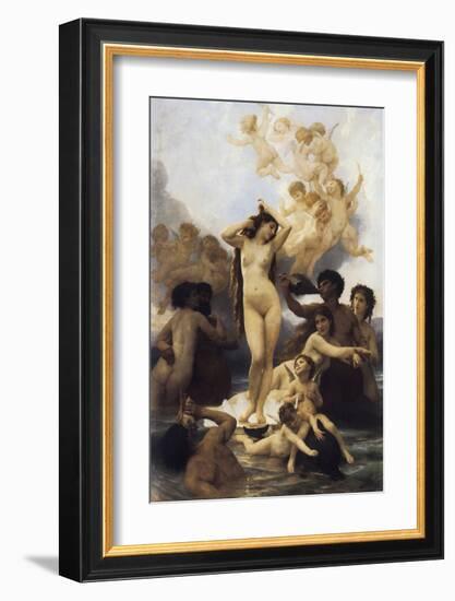 The Birth of Venus-William Adolphe Bouguereau-Framed Premium Giclee Print