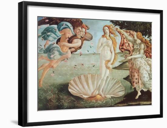 The Birth of Venus-Sandro Botticelli-Framed Art Print