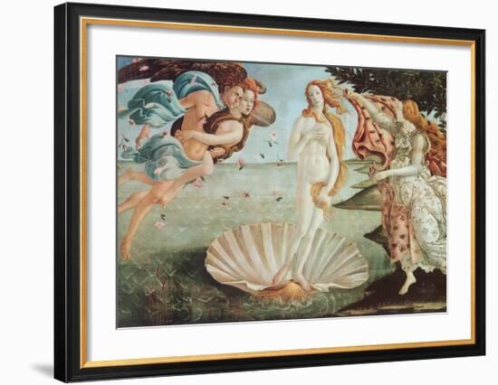 The Birth of Venus-Sandro Botticelli-Framed Art Print