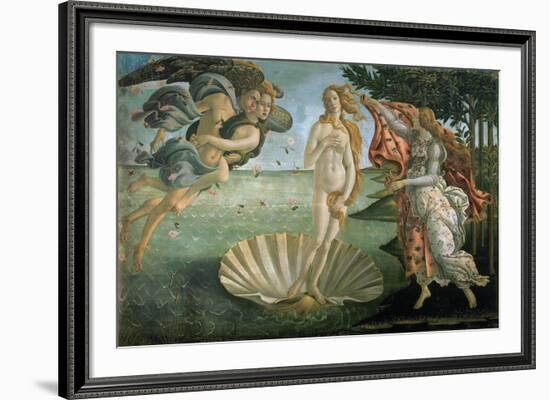 The Birth of Venus-Sandro Botticelli-Framed Giclee Print