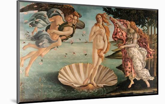 The Birth of Venus-Sandro Botticelli-Mounted Giclee Print