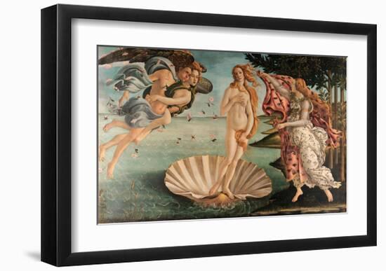 The Birth of Venus-Sandro Botticelli-Framed Giclee Print