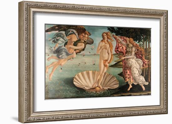 The Birth of Venus-Sandro Botticelli-Framed Giclee Print