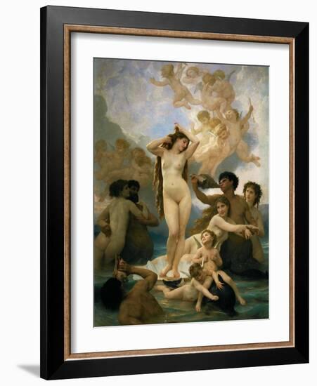The birth of Venus-Adolphe William Bouguereau-Framed Giclee Print
