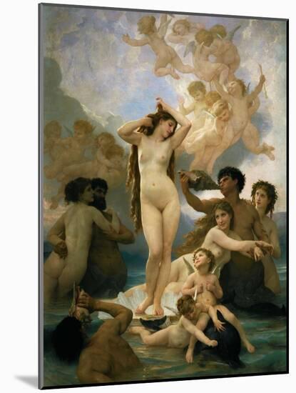 The birth of Venus-Adolphe William Bouguereau-Mounted Giclee Print