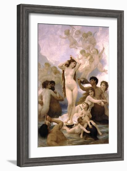 The Birth of Venus-William Adolphe Bouguereau-Framed Art Print