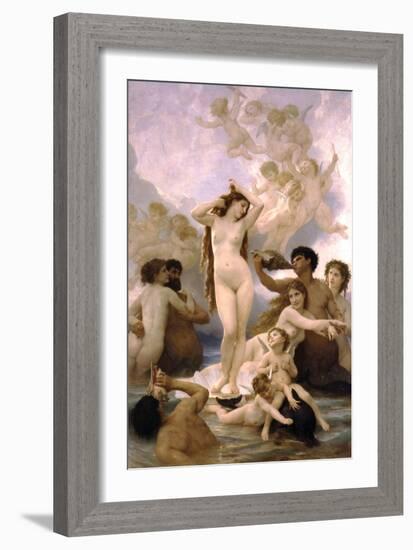 The Birth of Venus-William Adolphe Bouguereau-Framed Art Print