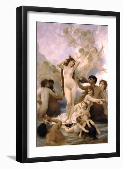 The Birth of Venus-William Adolphe Bouguereau-Framed Art Print