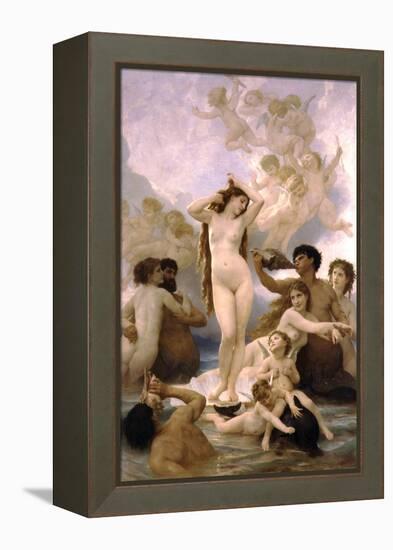 The Birth of Venus-William Adolphe Bouguereau-Framed Stretched Canvas