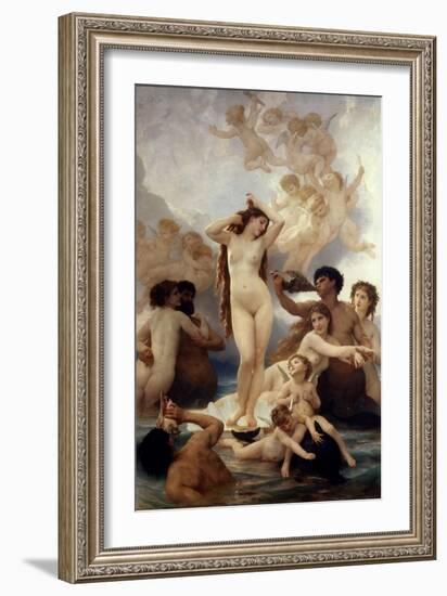 The Birth of Venus-William-Adolphe Bouguereau-Framed Giclee Print