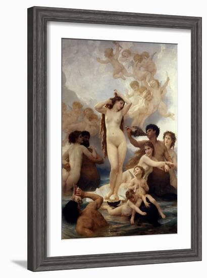 The Birth of Venus-William-Adolphe Bouguereau-Framed Giclee Print