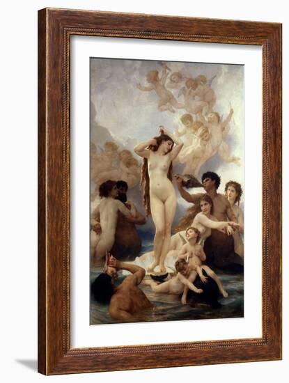 The Birth of Venus-William-Adolphe Bouguereau-Framed Giclee Print