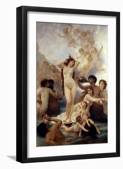 The Birth of Venus-William-Adolphe Bouguereau-Framed Giclee Print