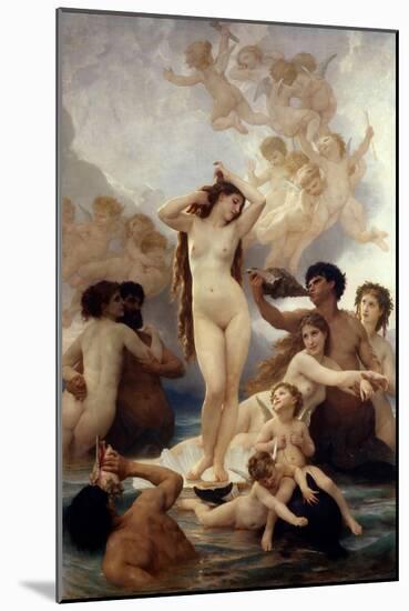The Birth of Venus-William-Adolphe Bouguereau-Mounted Giclee Print