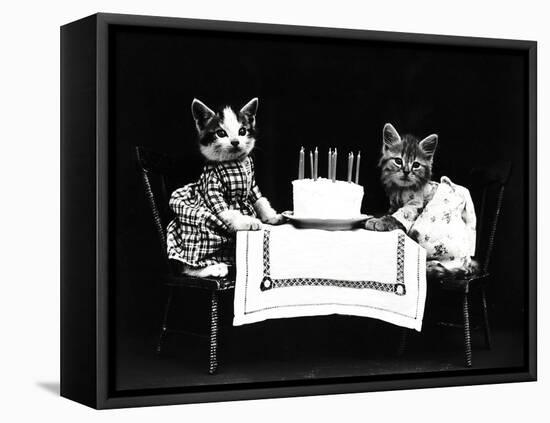 The Birthday Cake, 1914-Science Source-Framed Premier Image Canvas