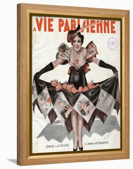 The Birthday Dress-Georges Leonnec-Framed Stretched Canvas