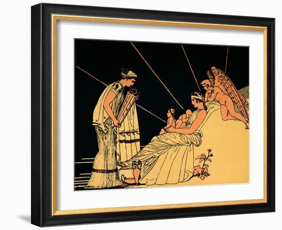 'The Birthday Gifts of Phoebus', 1880-Flaxman-Framed Giclee Print