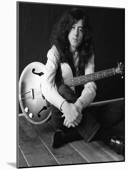 The Birthday of Jimmy Page, Led Zeppelin Guitarist-null-Mounted Photographic Print