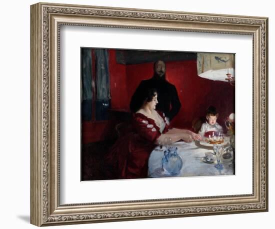 The Birthday Party, 1887-John Singer Sargent-Framed Giclee Print