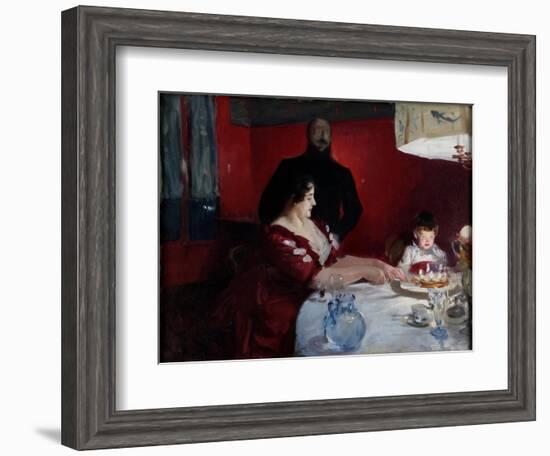 The Birthday Party, 1887-John Singer Sargent-Framed Giclee Print