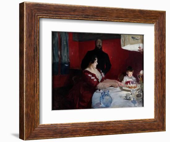 The Birthday Party, 1887-John Singer Sargent-Framed Giclee Print