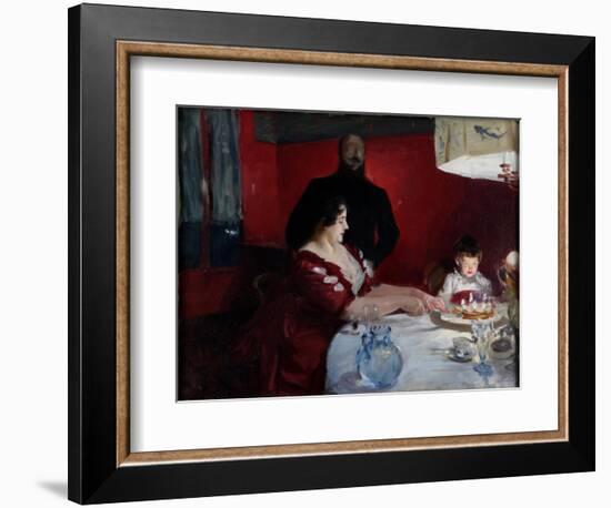 The Birthday Party, 1887-John Singer Sargent-Framed Giclee Print