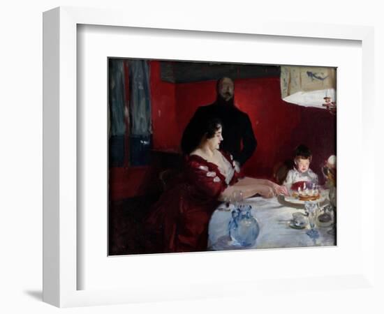 The Birthday Party, 1887-John Singer Sargent-Framed Giclee Print