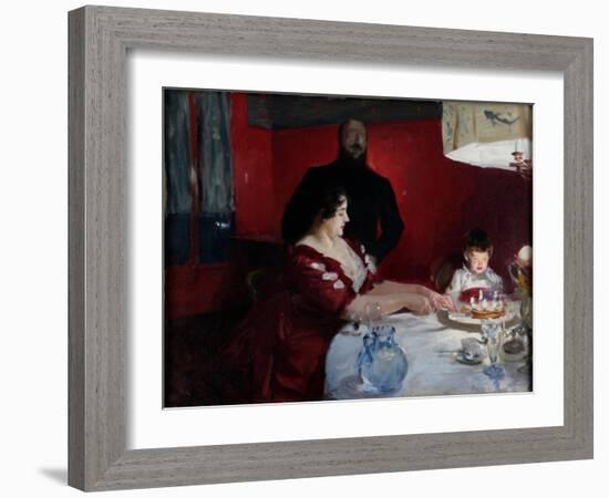 The Birthday Party, 1887-John Singer Sargent-Framed Giclee Print